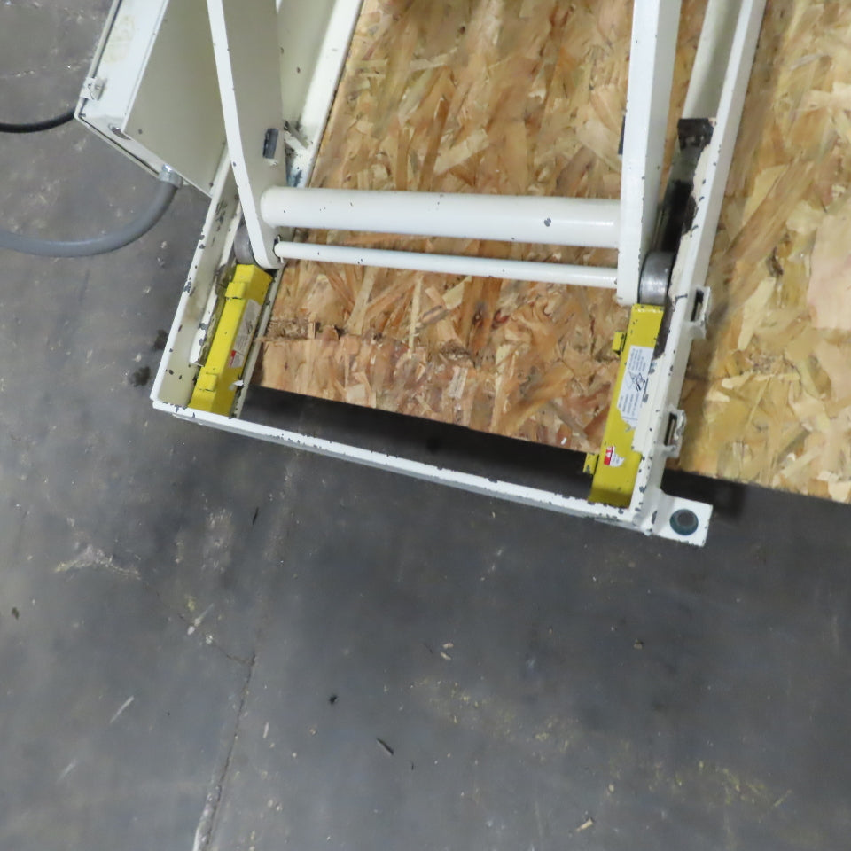 Southworth LSH560 5000lb Hydraulic Scissor Lift 60x51 Table Power Roll Table 3PH