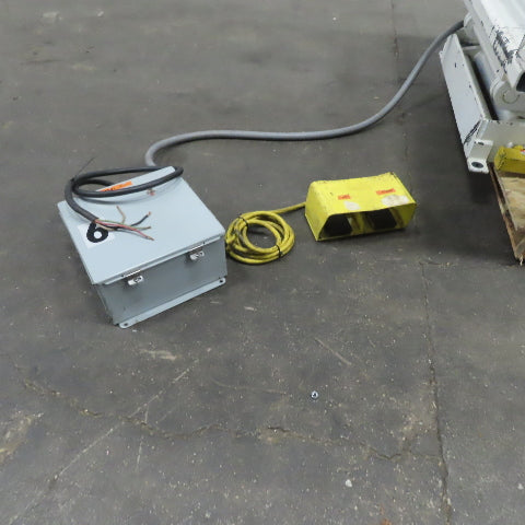 Southworth LSH560 5000lb Hydraulic Scissor Lift 60x51 Table Power Roll Table 3PH
