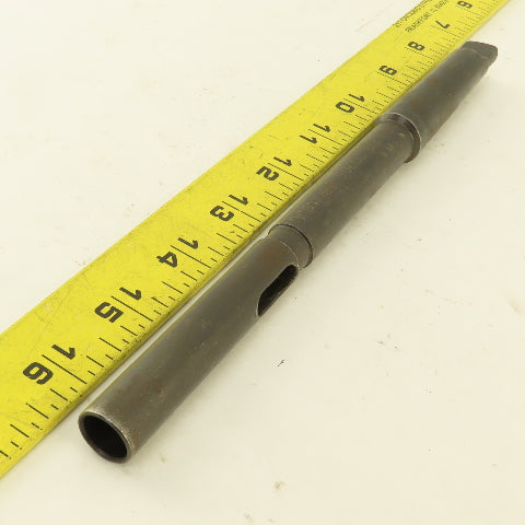 #1 x #2 MT Morse Taper Sleeve Adaptor 6" Extension 8-7/8" OAL