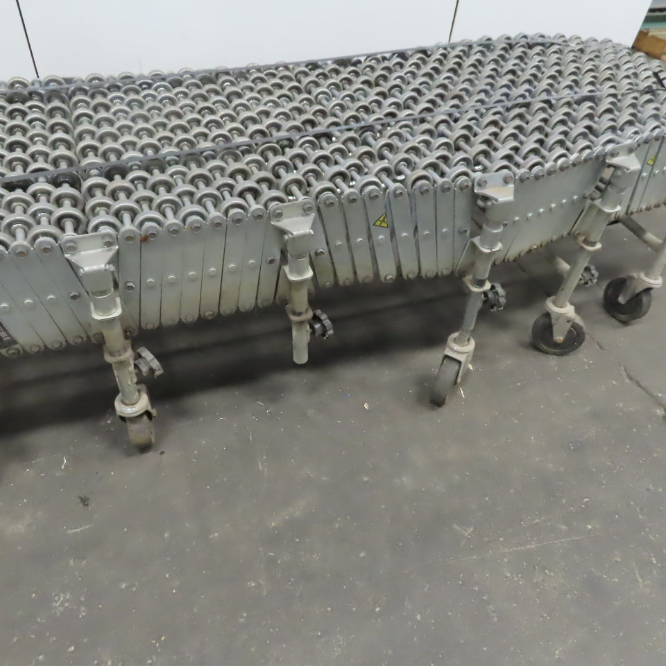 Nestaflex 275 Flexible Adjustable Skatewheel Gravity Conveyor 24"Wx16'Lx21"H