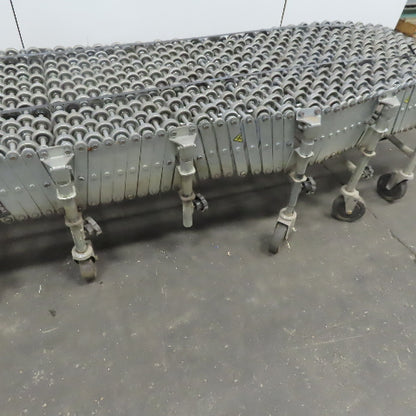 Nestaflex 275 Flexible Adjustable Skatewheel Gravity Conveyor 24"Wx16'Lx21"H