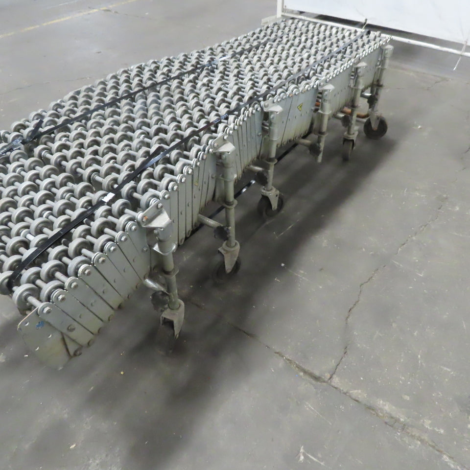Nestaflex 275 Flexible Adjustable Skatewheel Gravity Conveyor 24"Wx16'Lx21"H
