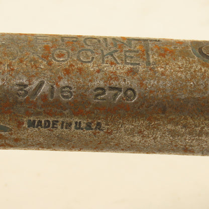 Blue Point 270 Vintage Boxocket 2-3/16" 12Pt Box End Wrench 12-1/2" OAL