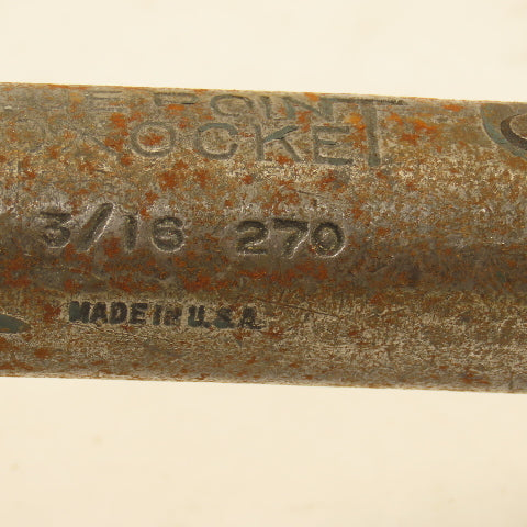 Blue Point 270 Vintage Boxocket 2-3/16" 12Pt Box End Wrench 12-1/2" OAL