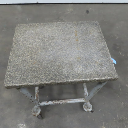 18" x 14" x 1" x 35" High Black Granite Surface Reference Plate W/Stand