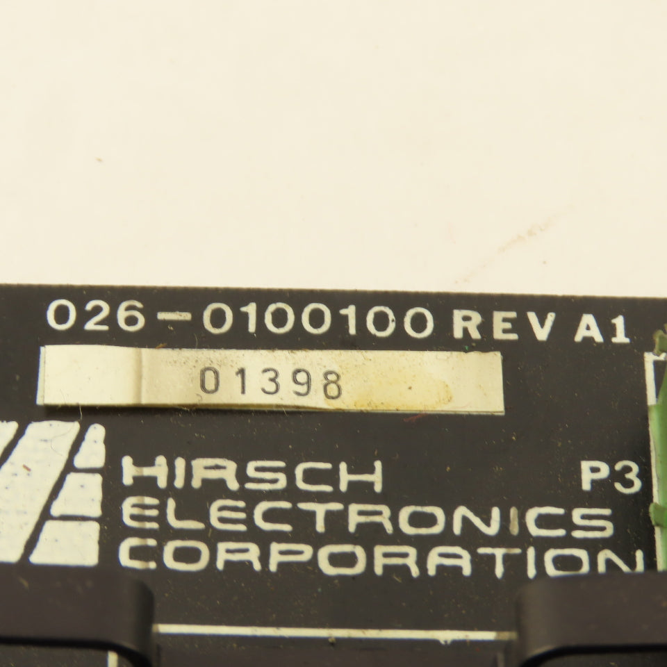 Hirsch 026-0100100 REV A1 Scramble Lock Mechanical Entry Lock Circuit Board
