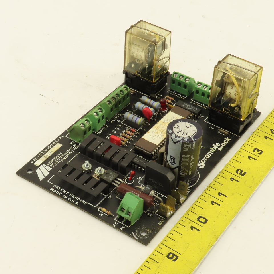 Hirsch 026-0100100 REV A1 Scramble Lock Mechanical Entry Lock Circuit Board