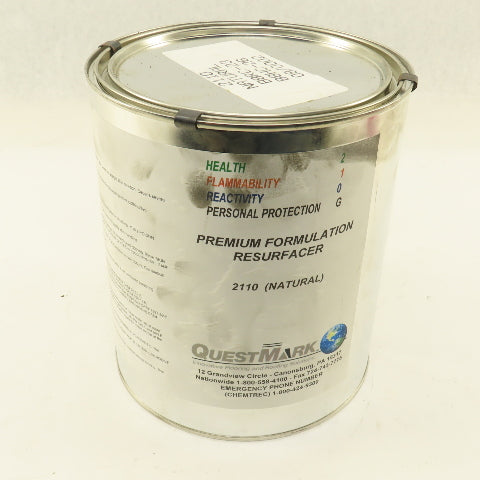 Quest Mark 2110 Natural Premium Formulation Resurfacer Concrete Epoxy 1 Gallon