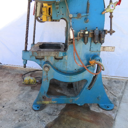 EW Bliss 21 M Mechanical 30 Ton OBI Punch Press 3" Stroke 9-1/2" Throat 230/460V