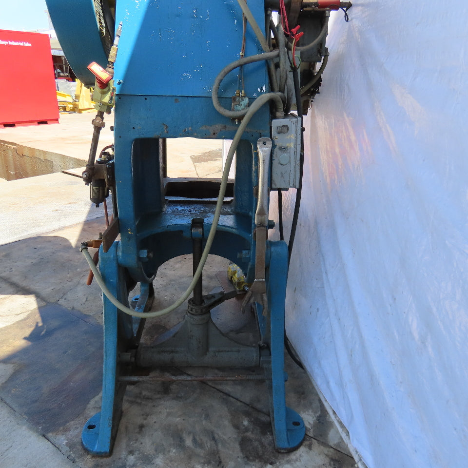 EW Bliss 21 M Mechanical 30 Ton OBI Punch Press 3" Stroke 9-1/2" Throat 230/460V