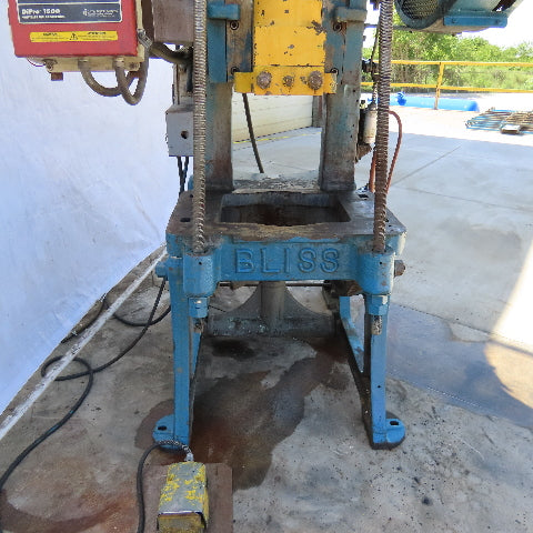 EW Bliss 21 M Mechanical 30 Ton OBI Punch Press 3" Stroke 9-1/2" Throat 230/460V