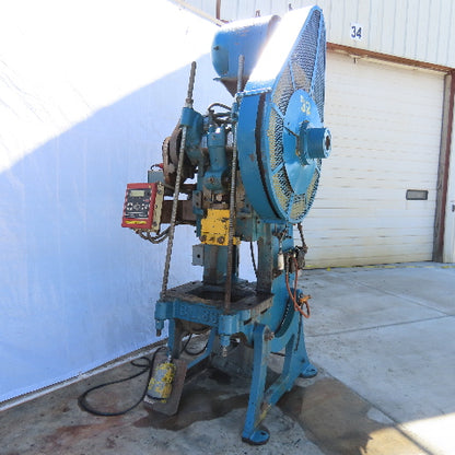EW Bliss 21 M Mechanical 30 Ton OBI Punch Press 3" Stroke 9-1/2" Throat 230/460V