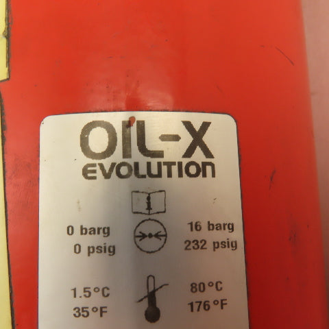 Domnick Hunter Oil-X Compressed Air Oil Separator 3/4" NPT