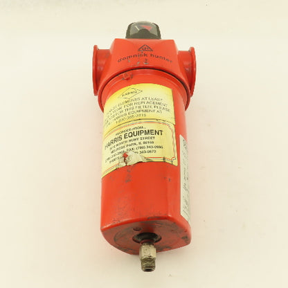 Domnick Hunter Oil-X Compressed Air Oil Separator 3/4" NPT