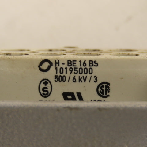 Contact H-BE16BS 16 Pin Female Electrical Connector Angled