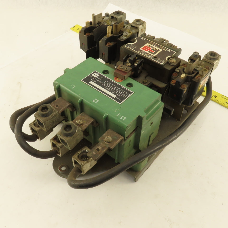 Furnas 14JB32AA11 600V 100Hp 3Ph Size 4 Motor Starter Dual Volt Coil