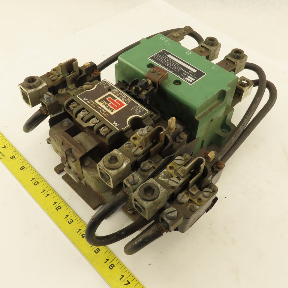 Furnas 14JB32AA11 600V 100Hp 3Ph Size 4 Motor Starter Dual Volt Coil
