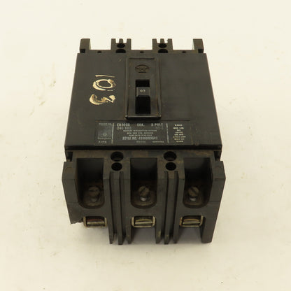 Westinghouse EB3060 60A Circuit Breaker 3 Pole 240VAC