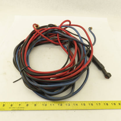 Water Cooled TIG Torch Super Flex Cable Hose Assembly 18'
