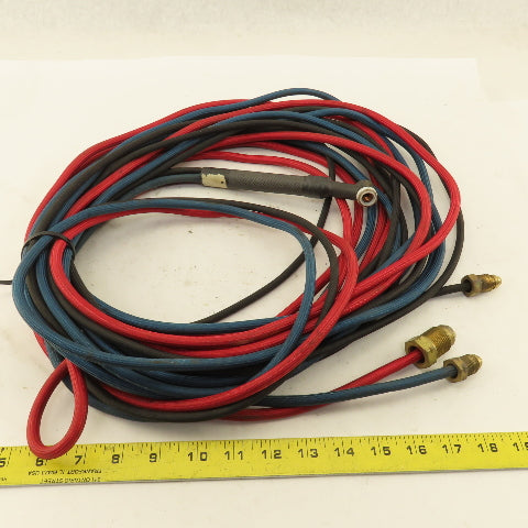 Water Cooled TIG Torch Super Flex Cable Hose Assembly 23'