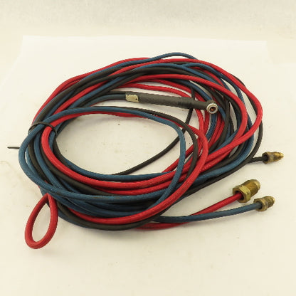 Water Cooled TIG Torch Super Flex Cable Hose Assembly 23'