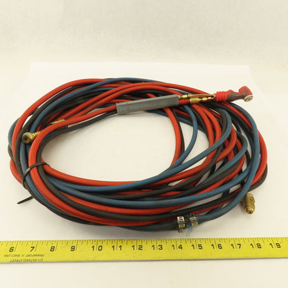 Water Cooled CS310A TIG Torch Super Flex Cable Hose Assembly 25'