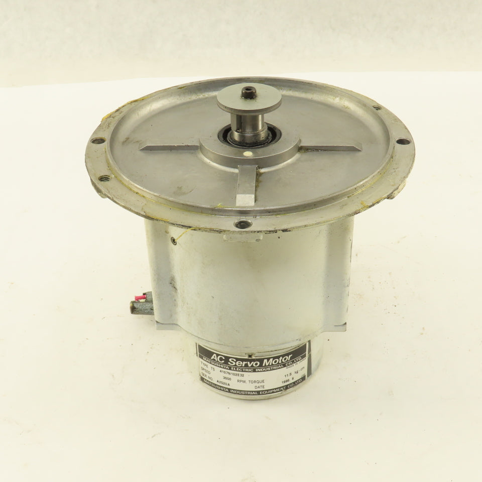 Matsushita TS 4107N102E32 AC Servo Motor 3000RPM