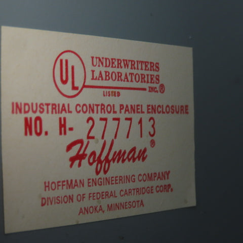 Hoffman H-277713 9" x 2-3/4" x 3-1/2" Button Pendant 4 Hole Enclosure