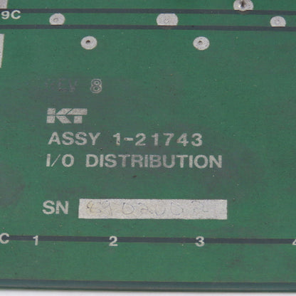 KT Kearney & Trecker 1-21743 REV 8 Circuit Board I/O Distribution