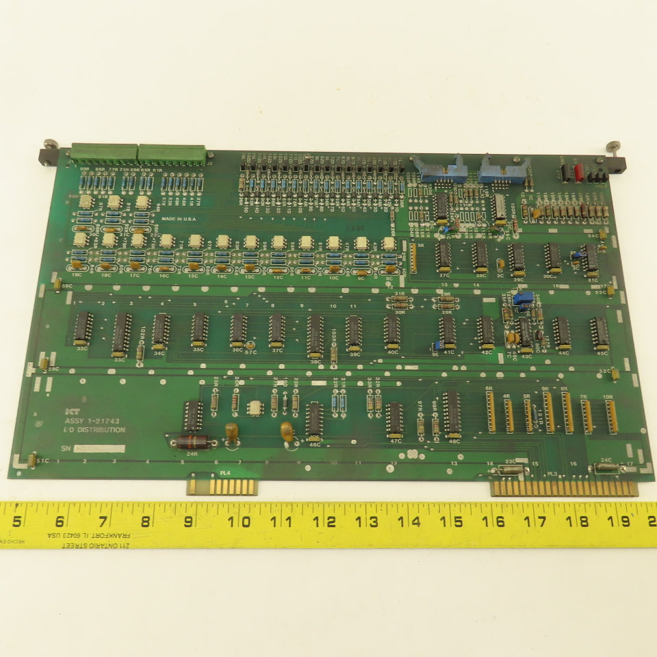 KT Kearney & Trecker 1-21743 REV 8 Circuit Board I/O Distribution