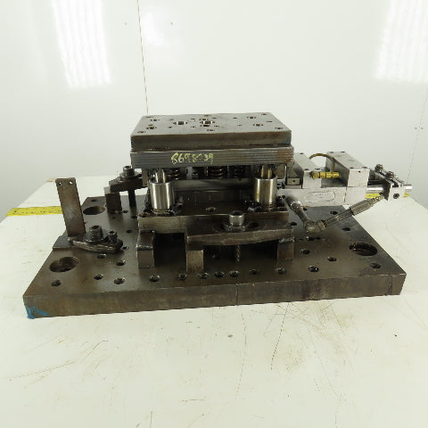 4 Post Heavy Punch Press Die Shoe Tooling Set 12"x10" 4" Open