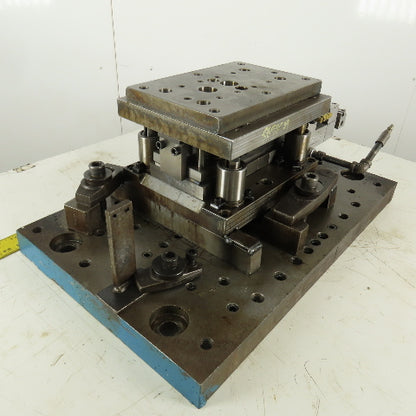 4 Post Heavy Punch Press Die Shoe Tooling Set 12"x10" 4" Open