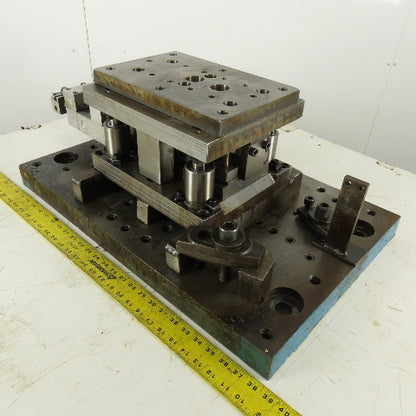 4 Post Heavy Punch Press Die Shoe Tooling Set 12"x10" 4" Open