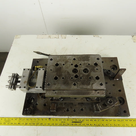4 Post Heavy Punch Press Die Shoe Tooling Set 12"x10" 4" Open