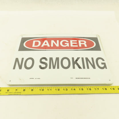 Prinzing DANGER No Smoking Sign Aluminum 14" x 10" Lot Of 10