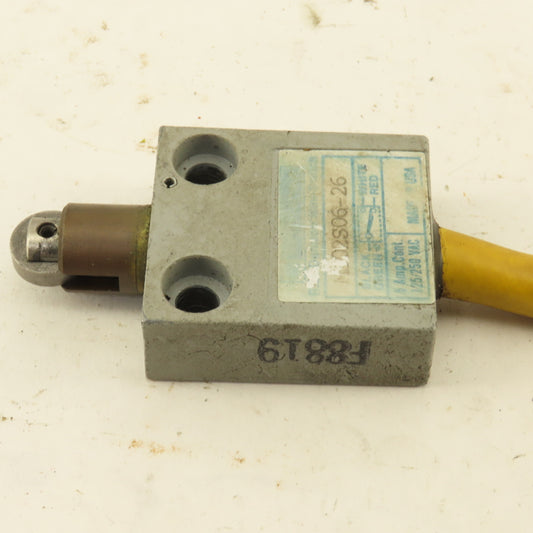 Telemecanique MS02S06-26 125/250VAC 5A Roller Plunger Limit Switch
