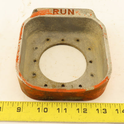 Palm Button Guard Cast Aluminum RUN 3-1/4" Hole Space