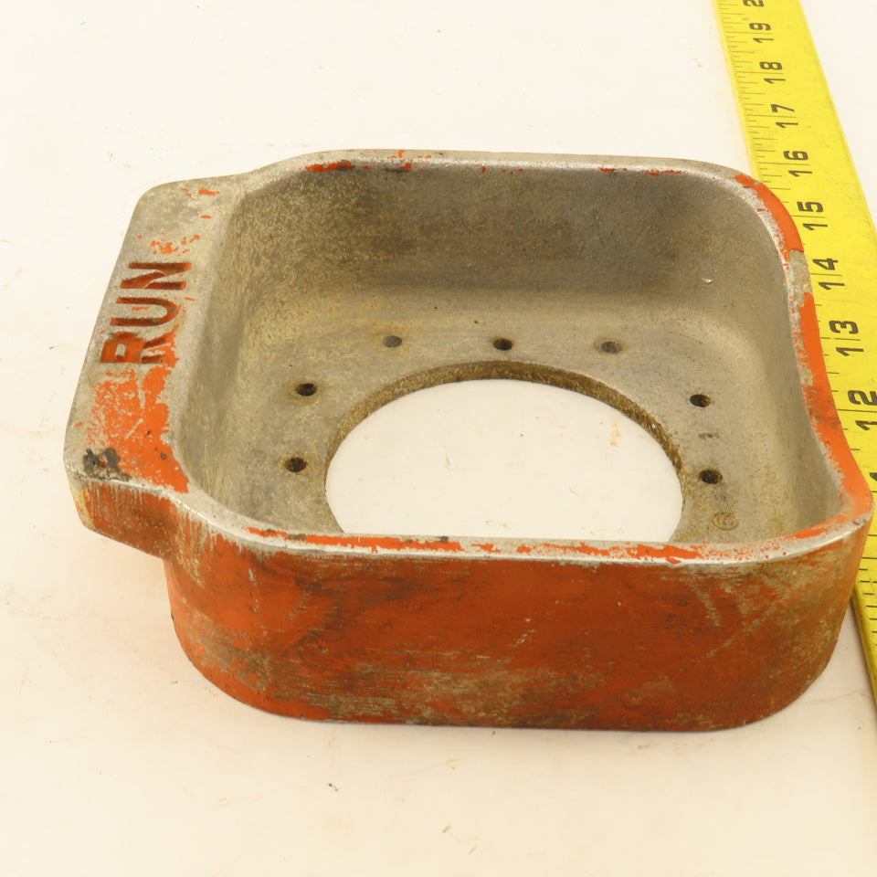 Palm Button Guard Cast Aluminum RUN 3-1/4" Hole Space