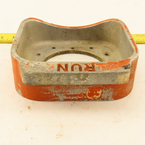 Palm Button Guard Cast Aluminum RUN 3-1/4" Hole Space