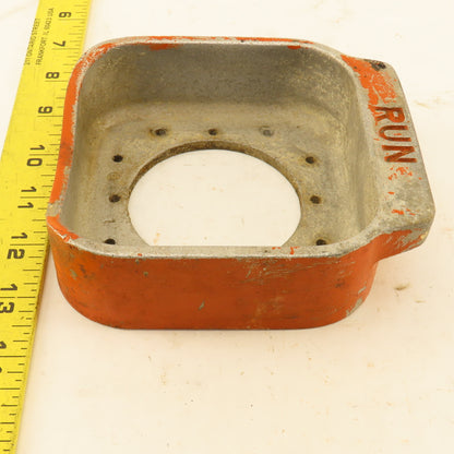 Palm Button Guard Cast Aluminum RUN 3-1/4" Hole Space