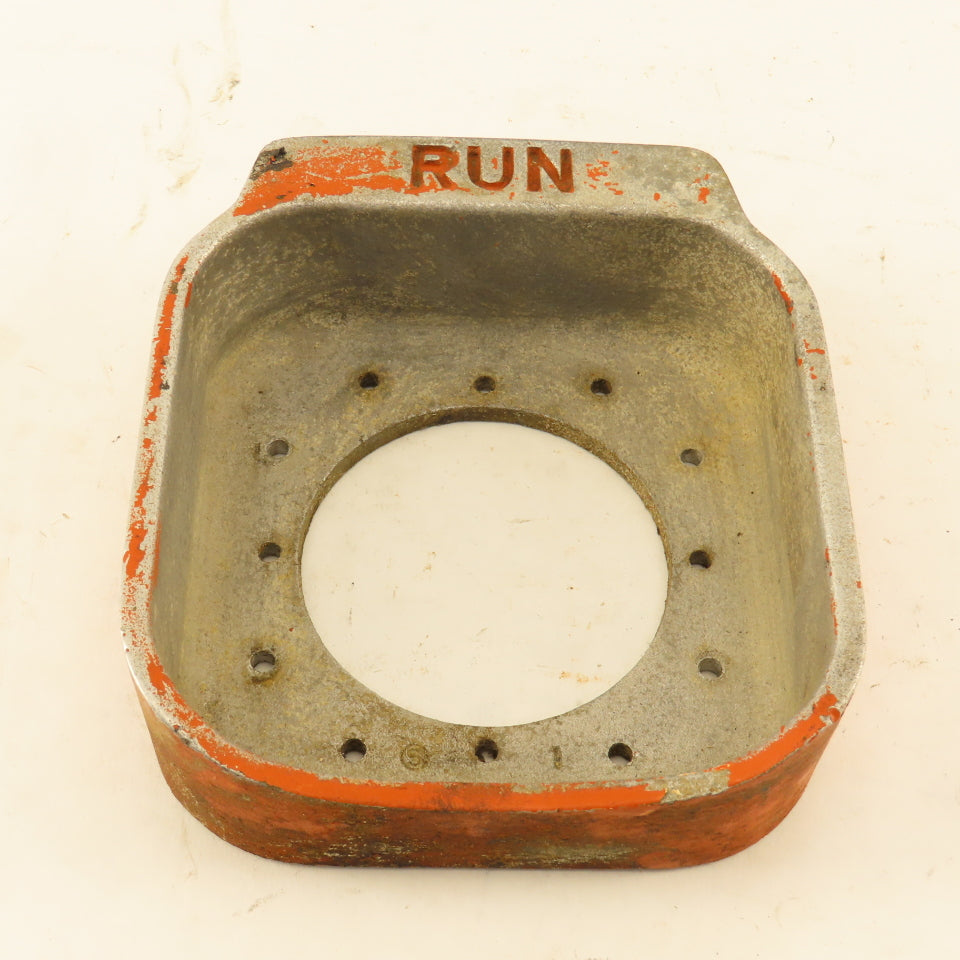 Palm Button Guard Cast Aluminum RUN 3-1/4" Hole Space