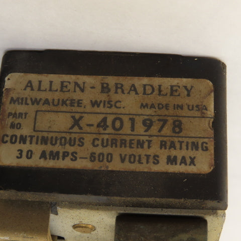 Allen Bradley X-401978 30A 600V Fuse Holder Lot Of 5