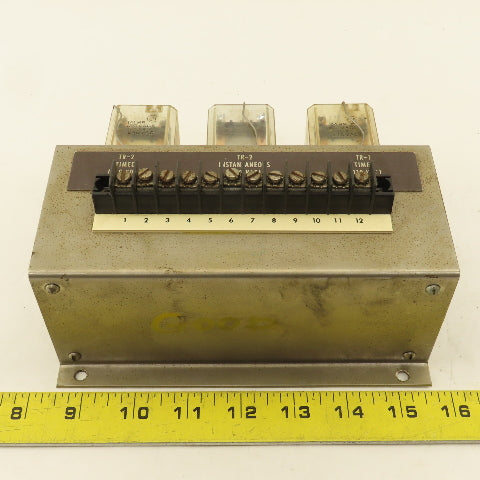 Minster 490-0107 110V AC/DC Time Delay Relay Unit