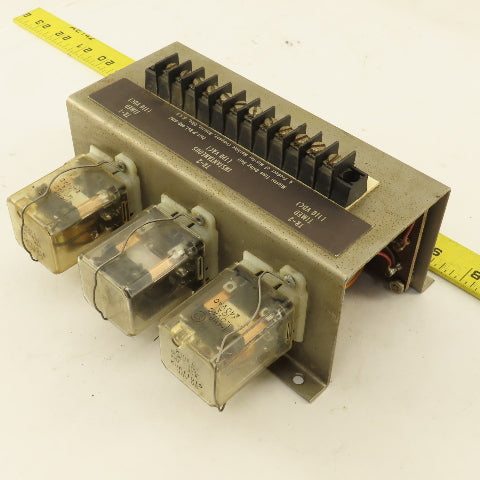 Minster 490-0107 110V AC/DC Time Delay Relay Unit