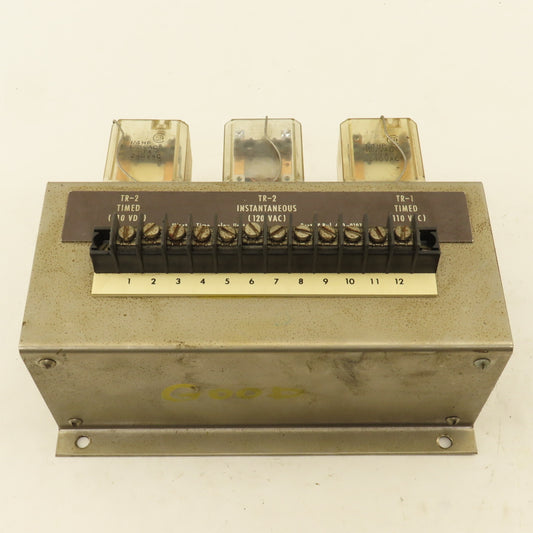 Minster 490-0107 110V AC/DC Time Delay Relay Unit