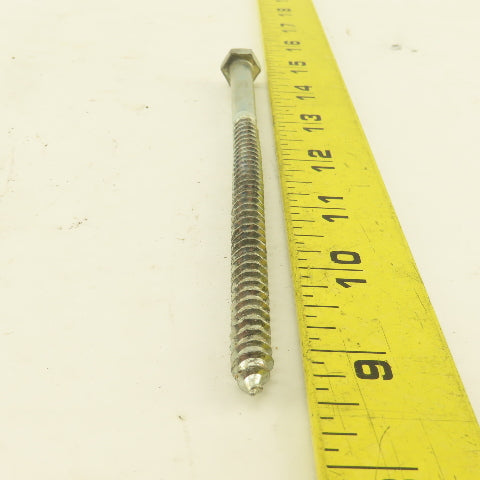 5/16" x 6" Zinc Coated Hex Head Lag Bolts Lot Of 100