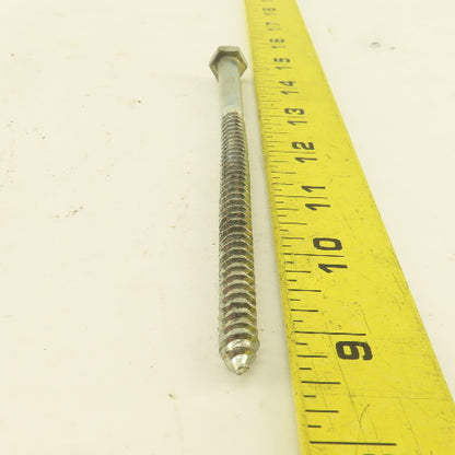 5/16" x 6" Zinc Coated Hex Head Lag Bolts Lot Of 100