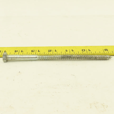 5/16" x 6" Zinc Coated Hex Head Lag Bolts Lot Of 100