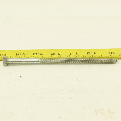 5/16" x 6" Zinc Coated Hex Head Lag Bolts Lot Of 100