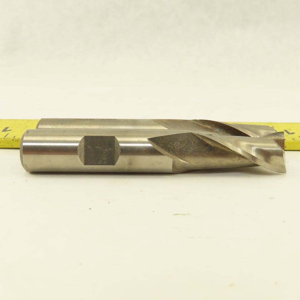 Putnam KW-35B 2 Flute Highs Speed Steel End Mill 0.498 Diameter 1" Loc Lot of 2